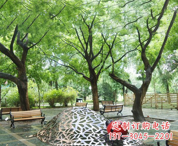 保定悠久活力-不锈钢瓢虫雕塑