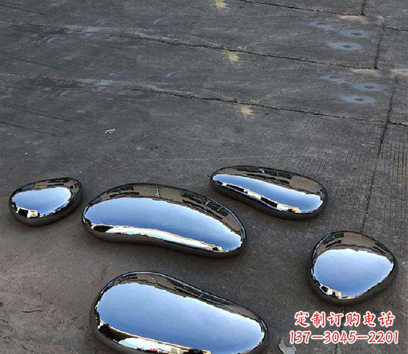 保定不锈钢水滴景观雕塑美轮美奂,营造自然灵动