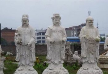 保定福禄寿神像石雕定制服务