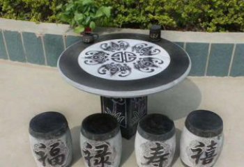 保定传统工艺福禄寿喜雕塑