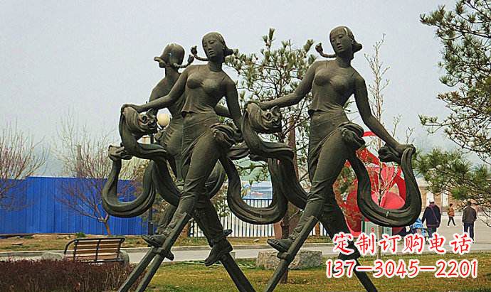 保定中领雕塑精美女孩雕塑