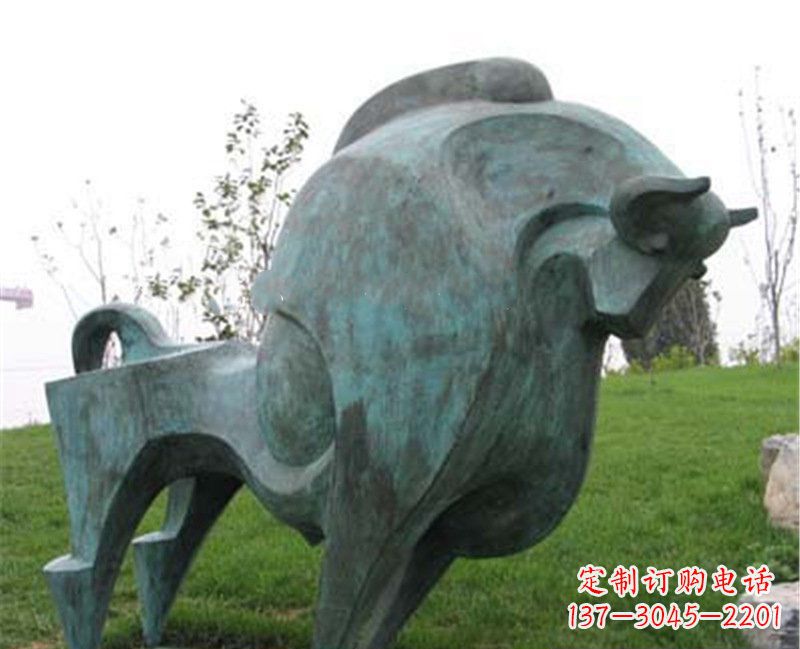 保定铜雕动物雕塑