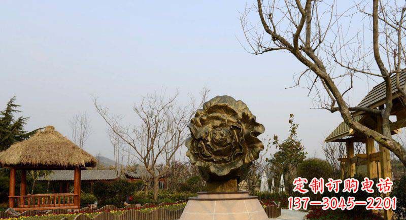 保定公园大白菜景观铜雕