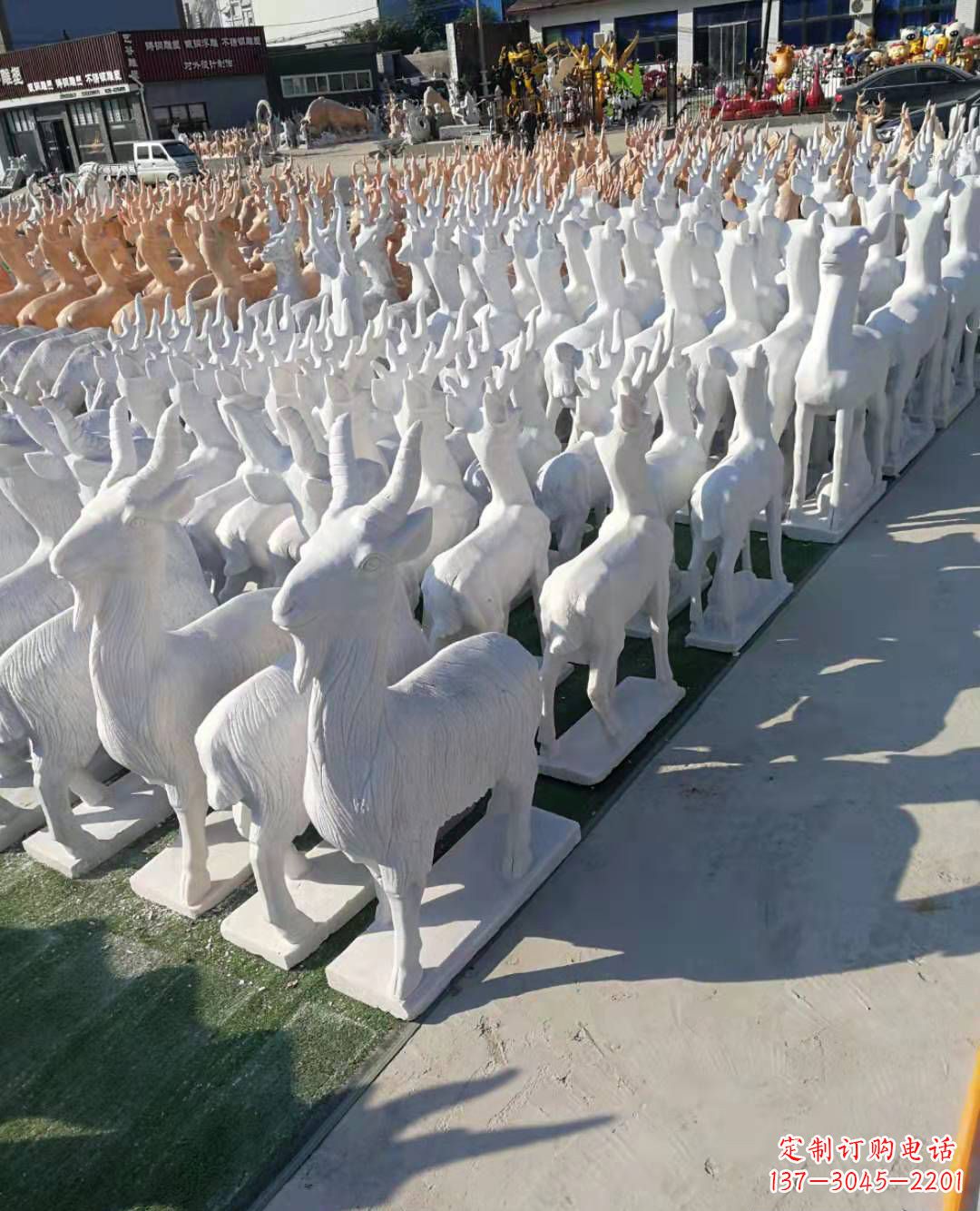 保定大理石羊雕塑