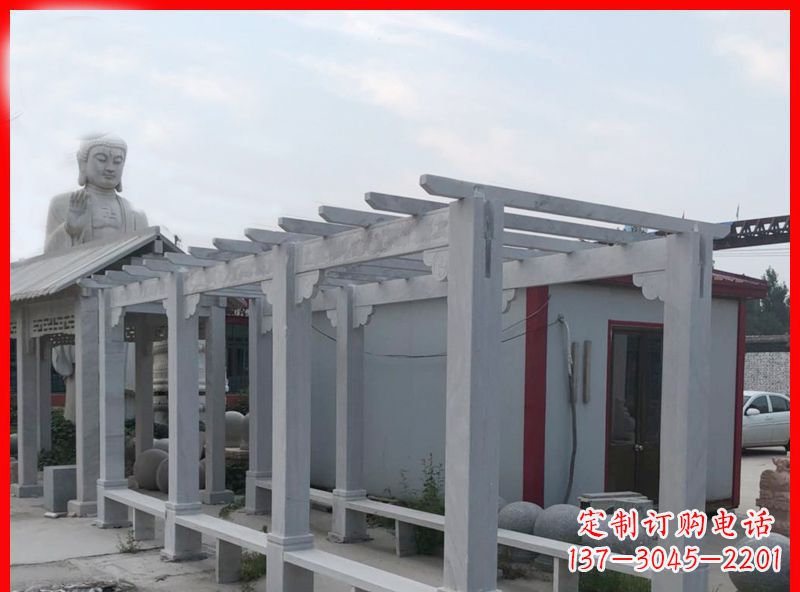 保定 专业定制公园大理石石雕长廊