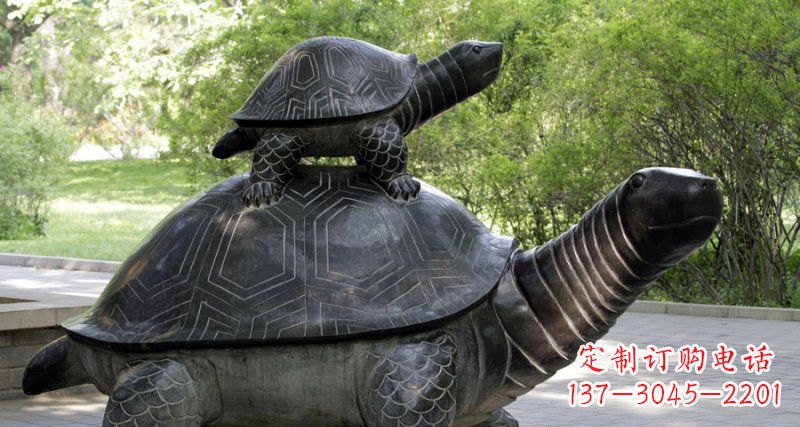 保定铜质乌龟景观雕塑