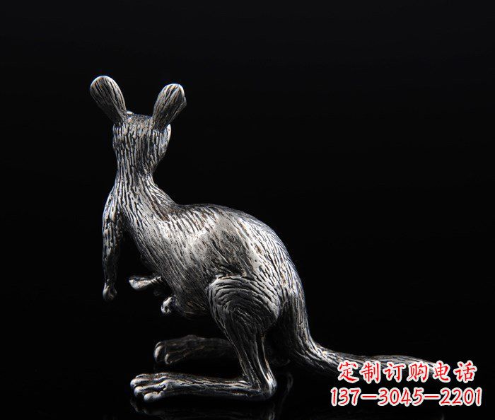 保定精美的袋鼠铜雕