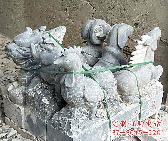 保定精致动物雕塑,让美好永流传