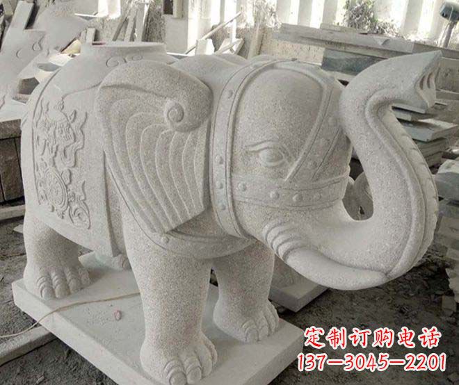 保定令人惊叹的大象石雕