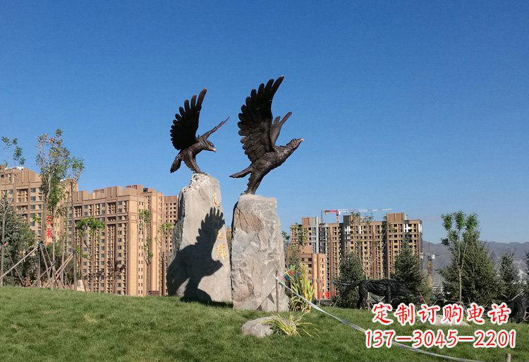 保定精美老鹰铜雕