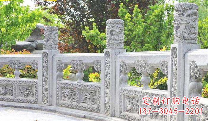保定公园仿古石栏板_1