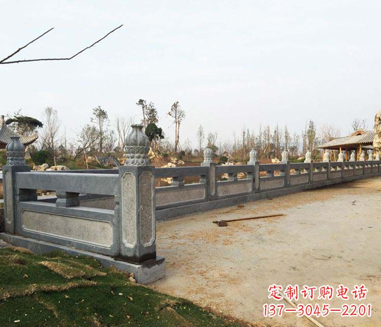 保定公园仿古石栏板景观石雕 (3)
