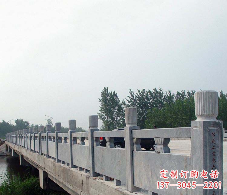 保定公园仿古石栏板景观石雕 (2)