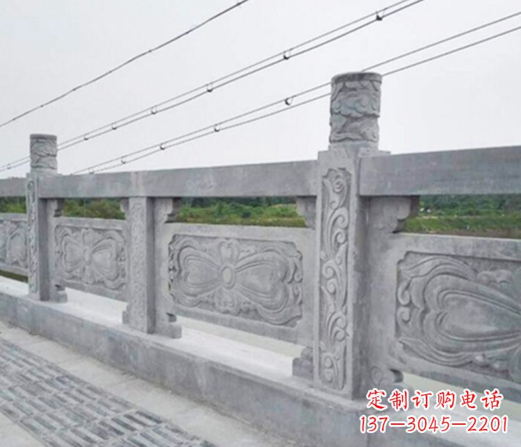保定公园仿古石栏板景观石雕 (5)