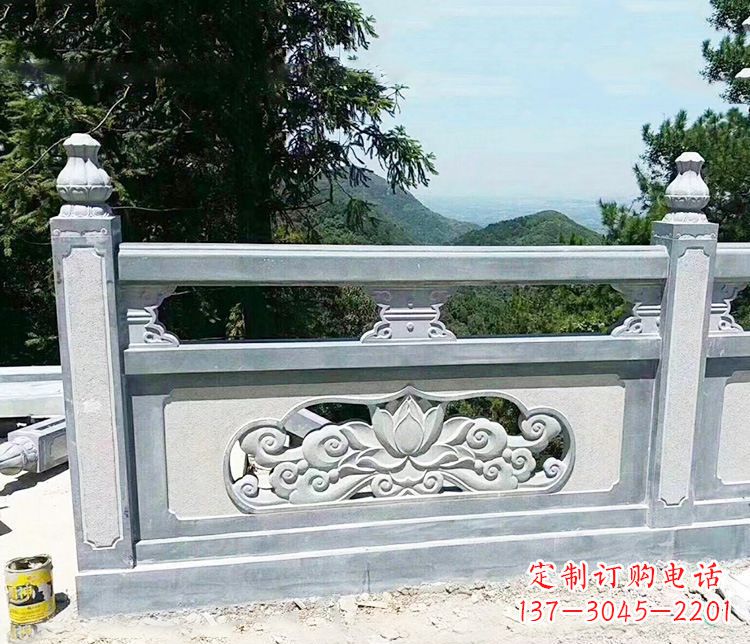 保定公园仿古石栏板景观石雕 (8)