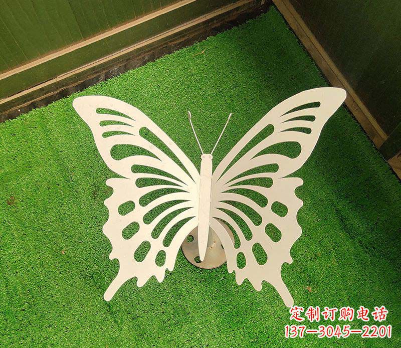 保定优雅迷人的蝴蝶不锈钢雕塑