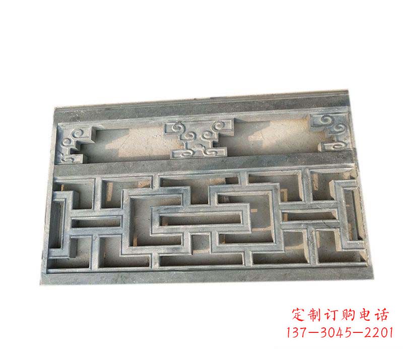 保定公园仿古石栏板景观石雕