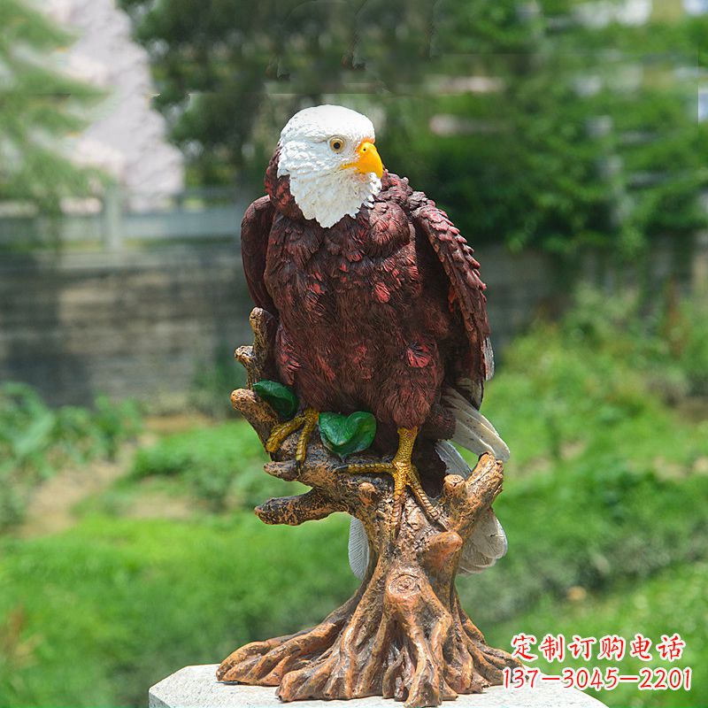 保定金羽老鹰玻璃钢雕塑
