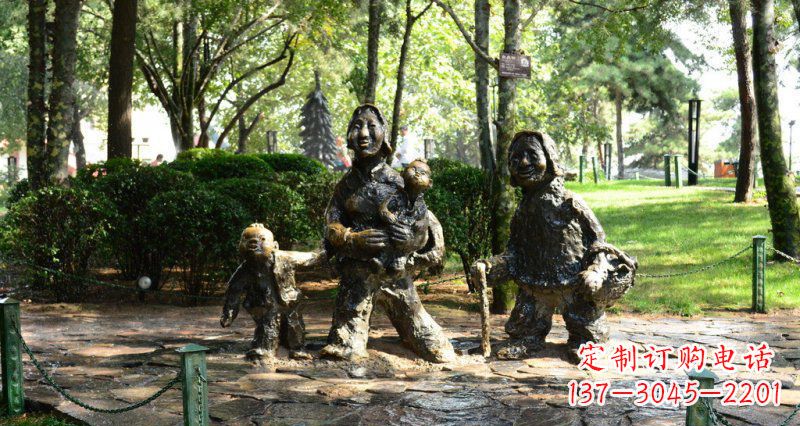 保定中领雕塑 小孩铜雕定制