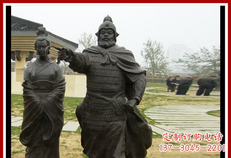 保定灵巧雄姿,威武将军铜雕塑