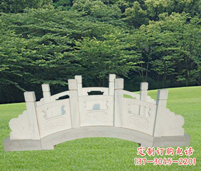 保定公园汉白玉石拱桥