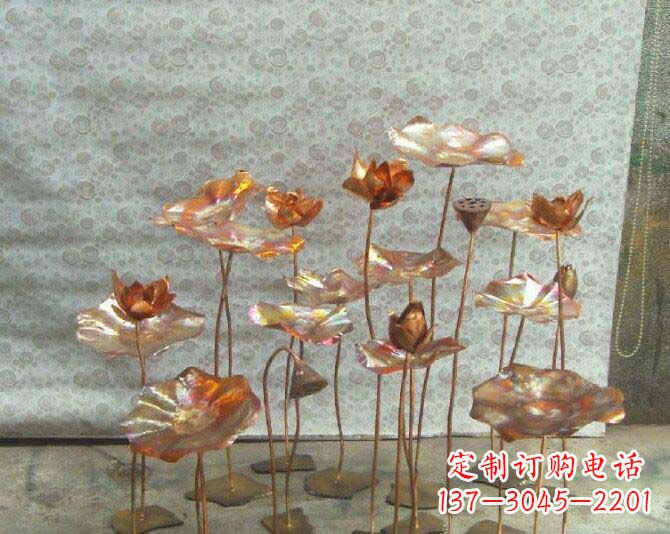 保定荷花风情铜雕