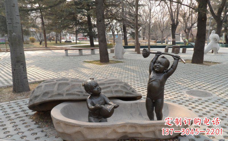保定花生娃娃艺术雕塑