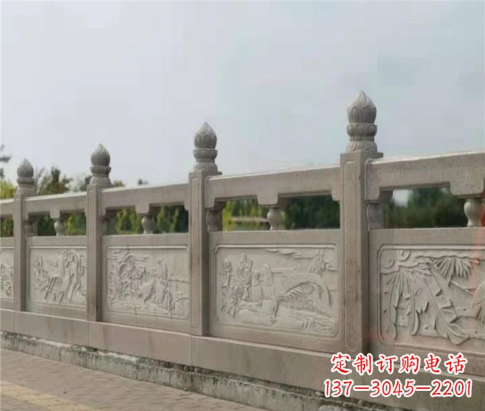 保定泰山大理石浮雕栏板雕塑