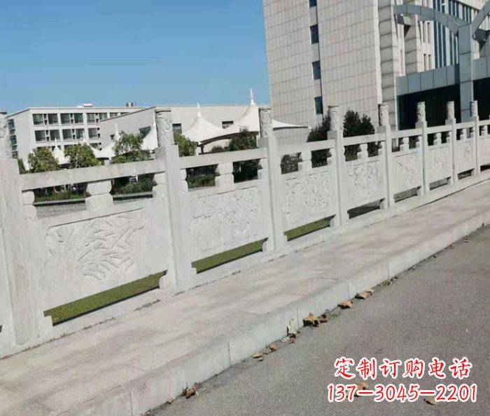 保定精美大理石浮雕栏板