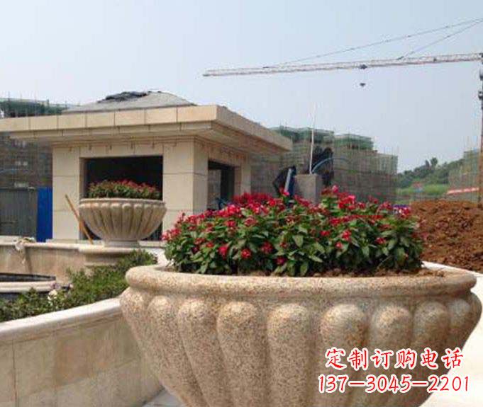 保定公园景观花盆石雕