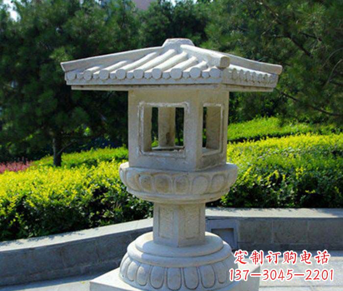 保定公园景观小型石灯雕塑