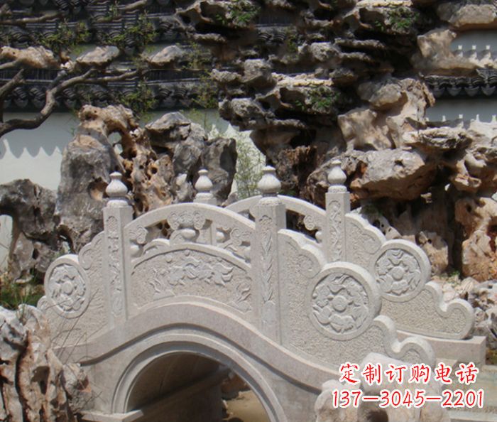 保定公园景观小型石拱桥
