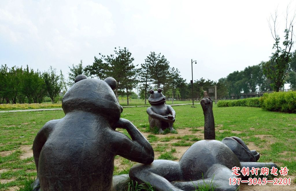 保定中领雕塑 | 艺术级青蛙铜雕