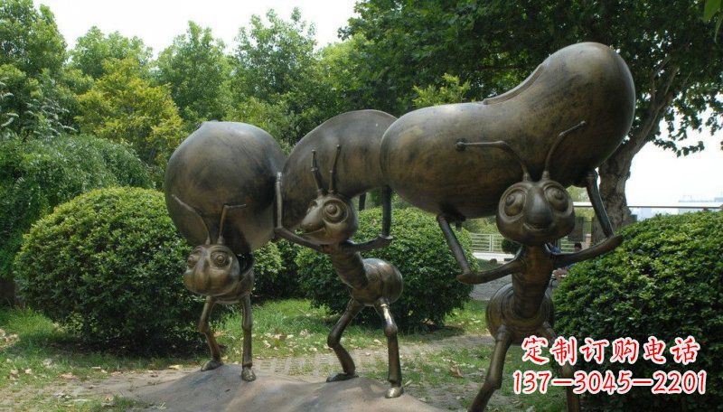 保定精美蚂蚁铜雕塑