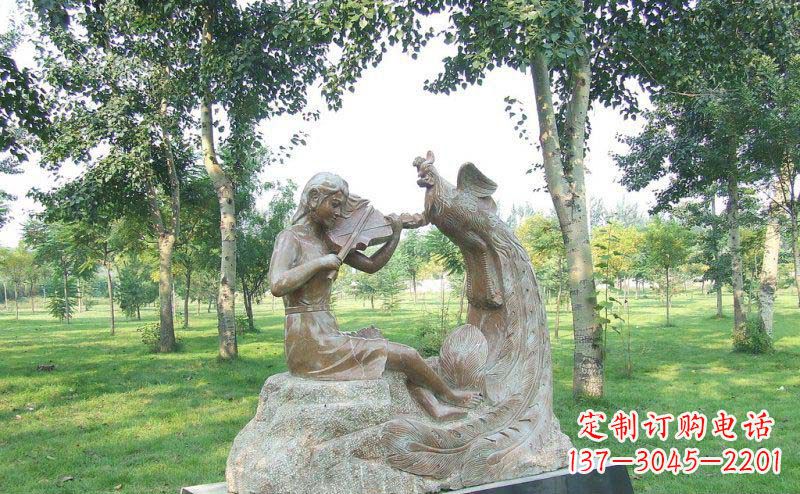 保定艺术精美的凤凰雕塑