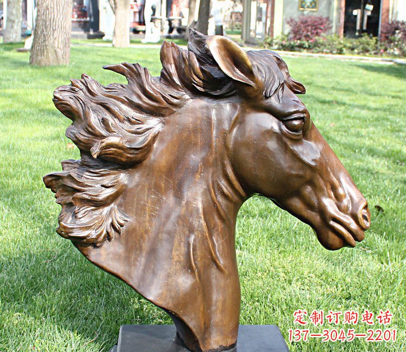 保定马头铜雕工艺品