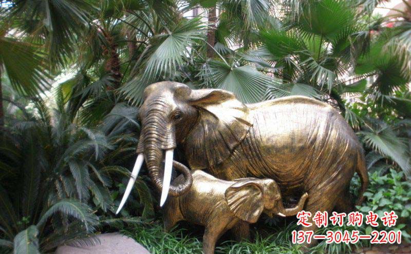 保定中领雕塑-大象铜雕定制