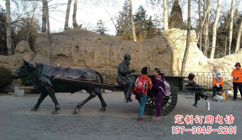 保定传承历史,记录岁月——领雕塑定制小孩雕塑