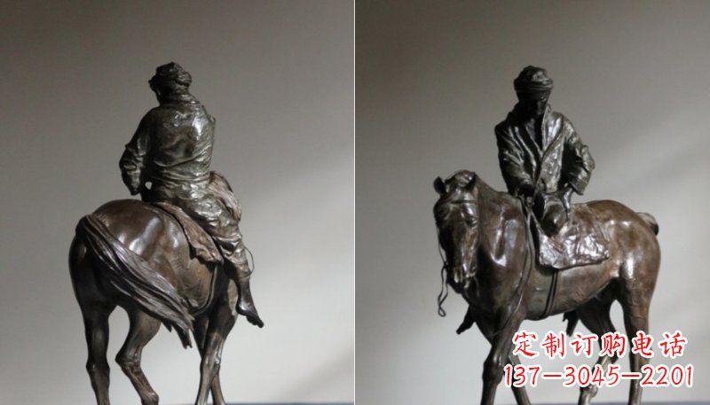 保定产品名称骑马铜雕