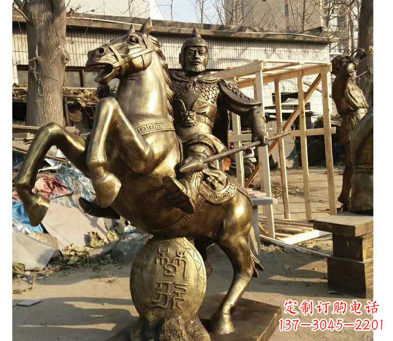 保定高雅骑马雕塑