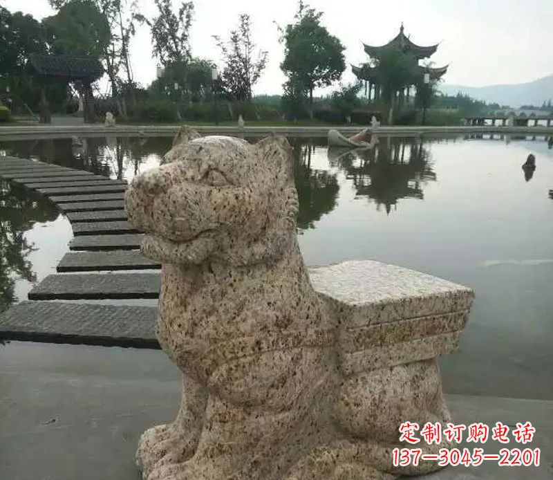 保定中领雕塑—十二生肖石虎雕塑