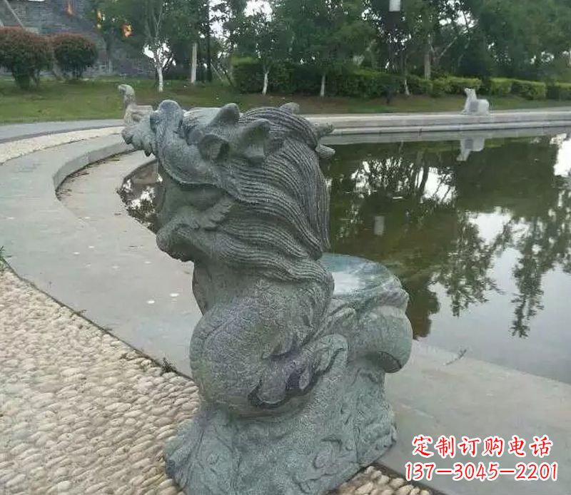 保定中国十二生肖石雕
