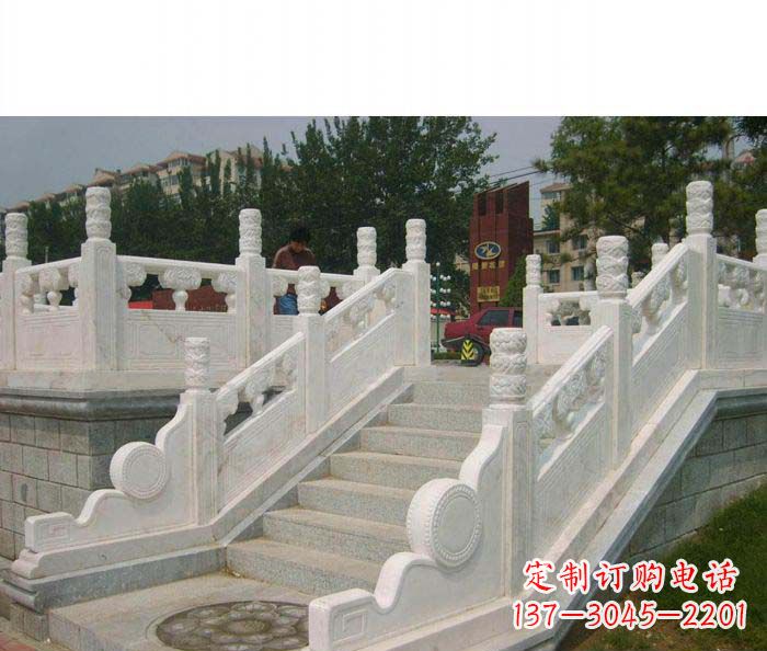 保定精美大理石栏板雕塑