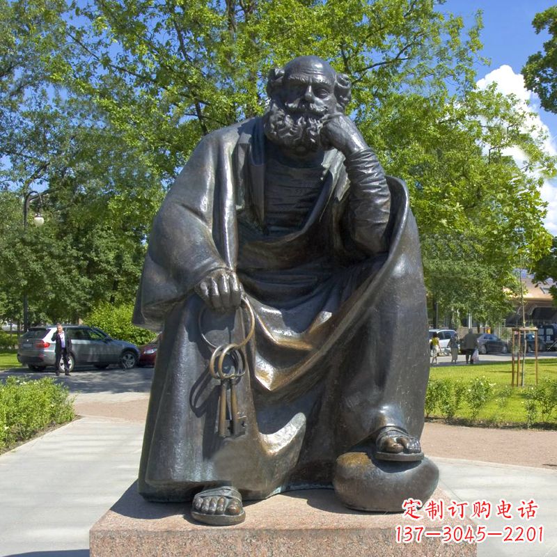 保定铸就传奇托尔斯泰雕塑