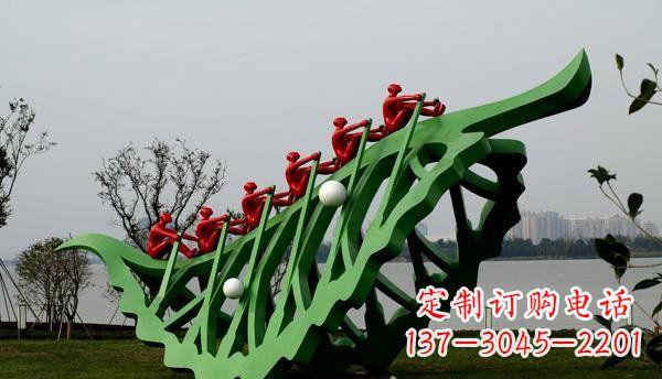 保定不锈钢树叶雕塑