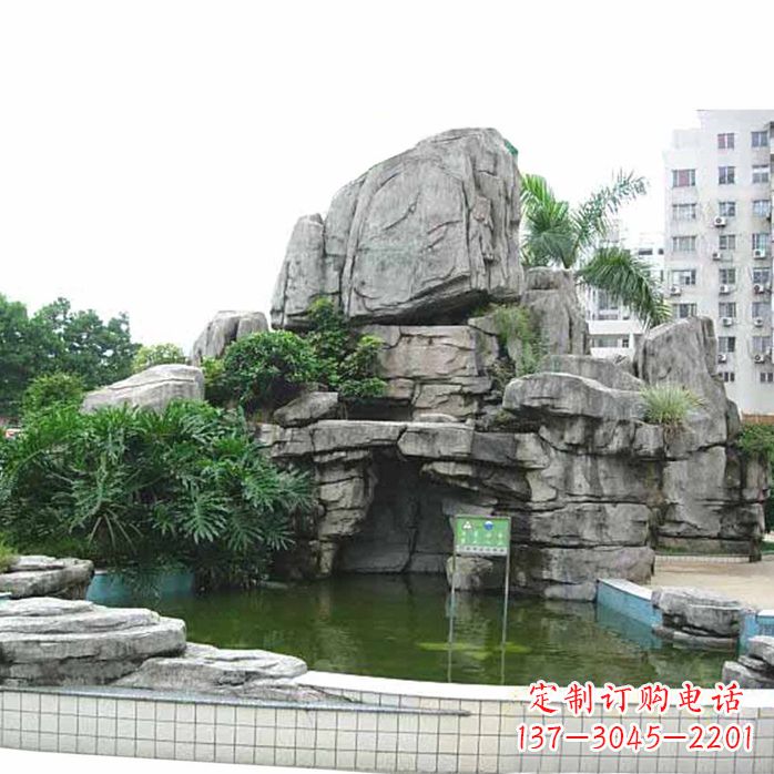 保定精美假山雕塑