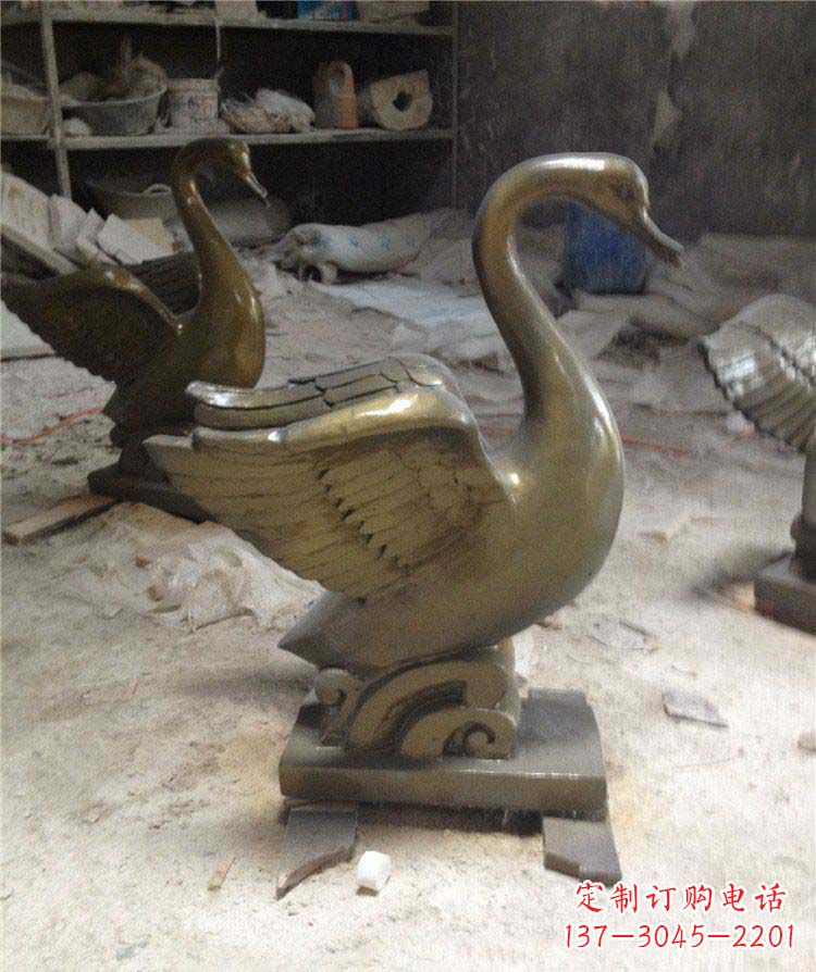 保定中领雕塑 | 精美天鹅雕塑