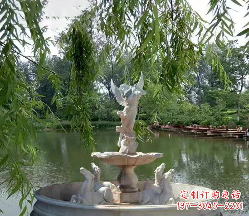 保定公园天使景观石雕