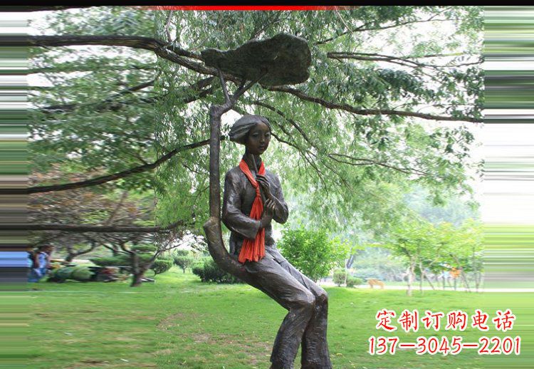 保定可爱迷人的美女雕塑