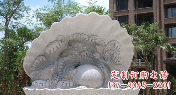 保定城市公园小区经典喷泉石雕